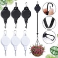 thumbnail image 1 of Plant Pulley Retractable Hanger For Hanging Plants Indoor Adjustable Height Wheel GT, 1 of 4