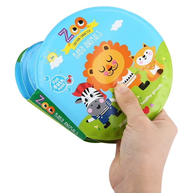 Libro de baño redondo no tóxico a prueba de rasgaduras juguete de agua para baño de bebé impermeable para bebé infantil Anggrek Otros