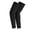 Black, variant on CAIVO Child Cooling Arm Sleeves Solid Color Outdoor Sun Shield Sleeves For Kids Lightweight Sun Arm Covers For Summer Sports And Cycling