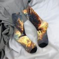thumbnail image 5 of Logiee Golden Sky Bald Eagle Print Adult Socks for Men & Women,Calf Socks, Ankle Socks,Boots Socks,Breathable Casual Sock,Unisex Crew Socks, 5 of 6