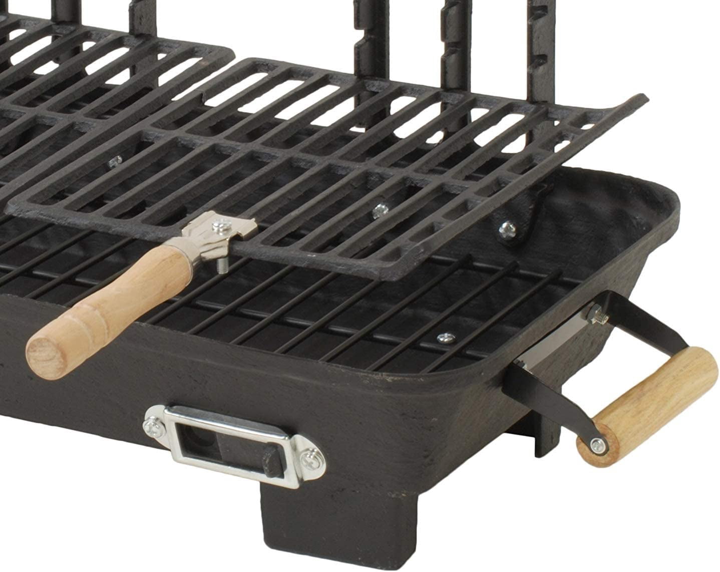 30052 Marsh Allen Kay Home Product's Cast Iron Hibachi Charcoal Grill, 10 by 18-Inch (Limited Edition)
