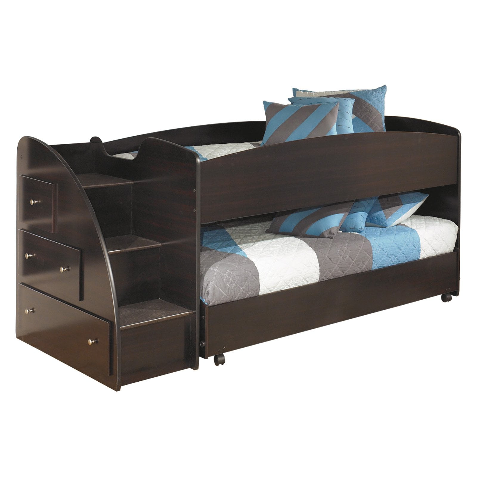 Ashley Embrace Twin Loft Bed Merlot, Homechoice Bunk Beds