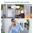 thumbnail image 4 of Philips Keyless Entry Door Lock with Keypad - Smart Deadbolt Lock for Front Door, Auto Lock, One-time PIN Code, Fingerprint Door Lock - Satin Nickel, 4 of 6