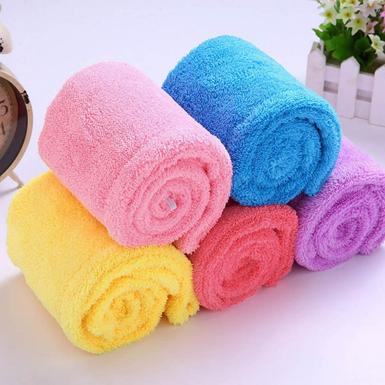 Thick Multi Colored Quick Absorbing Plush Fluffy Antimicrobial Bath Towel –  Melodieux