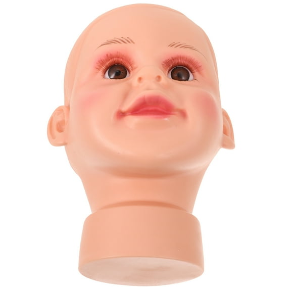 Raindrops  Baby Mannequin Head for Display Sunglasses Toddler Hat Makeup Wig Stand with