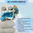 thumbnail image 2 of Nautical Sea Turtle Salt and Pepper Shakers Set with Holder for Beach House Interiror Style - Coastal Living Room Accents, and Marine Life Theme Decorative Shakers Set, 2 of 7