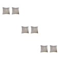 thumbnail image 3 of Justharion 2piece Update Space Sophisticated Sofa Home Decor Zippers Are Smooth grey 3Set, 3 of 6
