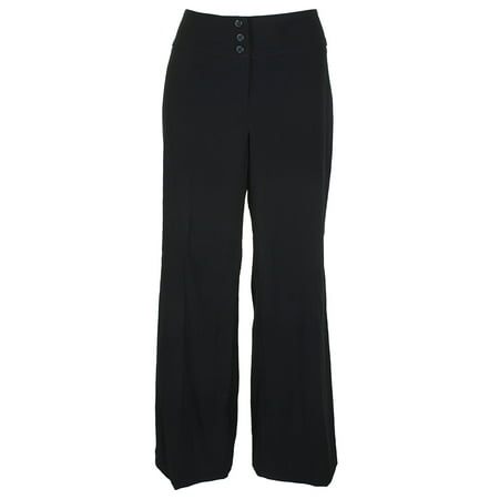 Style & Co Navy Mid Rise Wide Leg Soft Pants 12 - Walmart.com