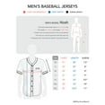 thumbnail image 4 of Hat and Beyond Men's Active Baseball Button Down Jersey Sportswear, 4 of 4