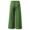 thumbnail image 4 of MSJUHEG Mens Pants Work Pants For Men Mens Pants Solid Linen Sports Full Length Pants With Pockets Linen Pants Green Xl, 4 of 7