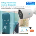 thumbnail image 4 of Wi-fi Cámara Exterior 1080p Duosmart E30 Alexa/alexa/tuya Color Blanco, 4 of 8