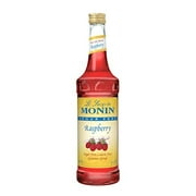 Monin - Sugar Free Raspberry Syrup, Sweet and Tart, Great for Cocktails and Lemonades, Gluten-Free, Non-GMO 750 ml