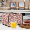 thumbnail image 4 of Cauagu Rose Gold Abstract Spots for 4 Slice Toaster Cover (11.4''×7.9''×7.5'') Bread Machine Cover Toaster Protector Kitchen Appliance Dust Cover, 4 of 7
