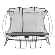 Springfree Kids 8 x 11 Ft Trampoline & FlexrHoop Basketball Set