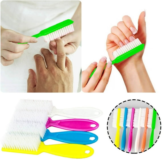 Weerihhol Nail Tools Nail Washing Brush Nail Cleaning Brush Large Brush Brush Long Handle Brush Nails Buffer Gel