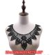 thumbnail image 2 of 11.42" 11.02" White Black Lace Neckline Applique Fabric for DIY Sewing on Women\'s Clothing Fashion Accessories, 2 of 5