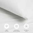 thumbnail image 5 of Noble Linens 4 Piece 100% Cotton Percale Sheet Set in White, Twin, 5 of 13