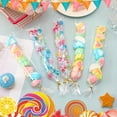 thumbnail image 3 of 100 bolsas de regalo de celofán transparente con lazos dorados  Bolsas de regalo de 2 x 10 pulgadas for galletas, dulces, bocadillos y más  Ideal for vacaciones, bodas y fiestas, 3 of 7
