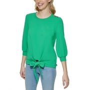Karl Lagerfeld Paris Bow Sweatshirt Ming Green XL