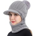 thumbnail image 1 of ORUYROP Women Winter Thick Beanie Hat Ski Ear Flaps Caps Dual Layered, 1 of 7