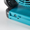 thumbnail image 3 of Ventilador Para Acampar Ventilador de refrigeración por aire de 5200 mAh, luz LED portátil con gancho para suministros de interior y exterior Tmvgtek Para Estrenar, 3 of 9
