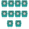 thumbnail image 1 of 10-pack 3D analog joystick potentiometers replacement compatible PS5 controller, 1 of 5