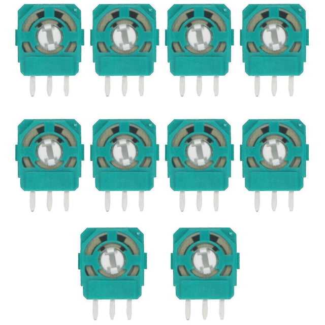 10-pack 3D analog joystick potentiometers replacement compatible PS5 controller