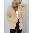 thumbnail image 2 of Ecetana Cardigans for Women Long Sleeve Knit Hooded Sweater Coat Female, 2 of 5