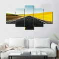 thumbnail image 1 of TISHIRON 5PCS Framed Canvas Wall Art Set,60"x32" Road Through Wheat Fields Canvas Art Decor, 1 of 7