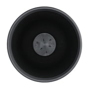 My Texas House Asti Urn Planter, 16 Inch Diameter x 18.1 Inch Height, Black, 100% Recycled Resin