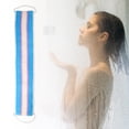 thumbnail image 2 of Unique Bargains Elasticity Body Scrub Towel Body Scrubber for Shower 21.06"x4.13" Blue, 2 of 6