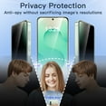 thumbnail image 4 of Protector de pantalla de privacidad JeTech para Samsung Galaxy S25+ 5G, paquete de 2, 4 of 7