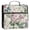 Retro Pink Flowers Pattern, variant on Water-Resistant 3-Ring Binder Organizer with Multiple Pockets Zipper Binder Bag for Office Retro Pink Flowers Pattern