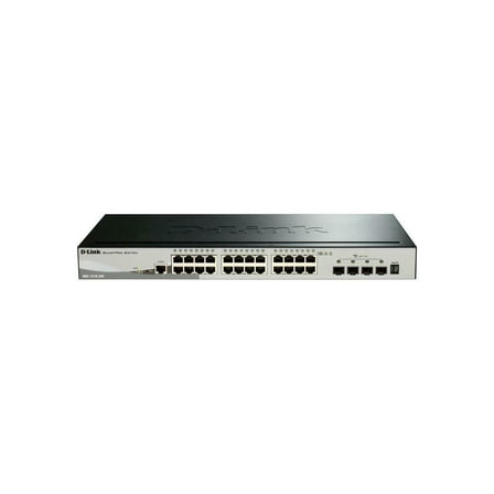 D-Link DGS-1510-28XMP SmartPro 28-Port Gigabit PoE Switch with 4 10GbE SFP 