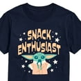 thumbnail image 3 of Star Wars - The Mandalorian Snack Enthusiast Grogu - Men's Short Sleeve Graphic T-Shirt, 3 of 5
