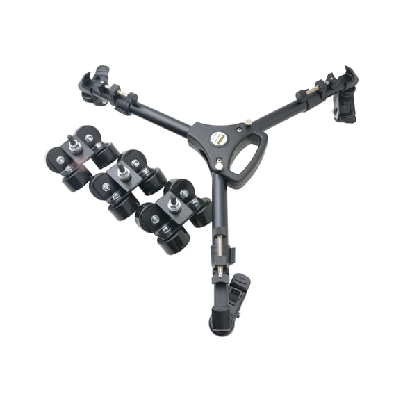 Glide Gear SYL 960 Floor Tripod Track Dolly Hybrid with Caster and Track Wheels