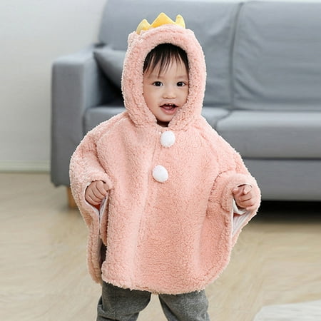 

Gubotare Toddler Winter Coat Toddler Baby Girls Warm Puffer Coat Winter Cute Hood Cotton Padded Jacket Button Zip Up Overcoat (One Size)