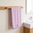 thumbnail image 4 of Partheme 28x55in Embroidered Bath Towel 70x140cm, Soft Anti Fade Highly Absorbent for Bathroom Spa Daily Use, Large Cotton Terry Cloth, B, 4 of 6