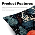 thumbnail image 2 of Elk Deer Luxurious Velvet Decorative Pillows Covers - Set of 2 Throw Pillow Covers for Chair, Unique Patterns, 16x16, 18x18, 20x20 Inches for Any Occasion, 2 of 6