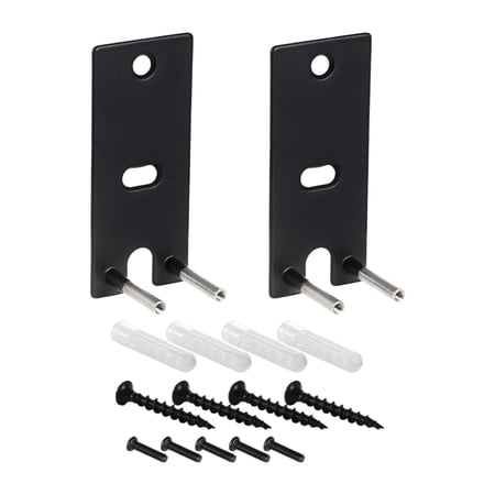 2x Speaker Wall Brackets Audio Accessories , Black