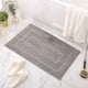 thumbnail image 5 of Alfombra de baño de microfibra blanda, alfombra absorbente antideslizante de 40x60 pulgadas - Alfombra de baño lavable a máquina y de secado rápido para bañera y suelo, 5 of 9