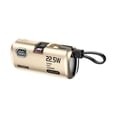 thumbnail image 1 of Power Bank Bateria Externa Portatil 5000mah Carga Rapida Dorado, 1 of 7