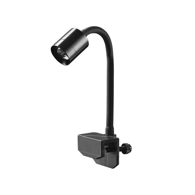 3W Warm Light Aquarium Clip Lamp with 360° Rotation & Zoom, USB-Powered (1m Cable, No Adapter), Waterproof Design for 15-40cm 5mm Thick Tanks, Full Spectrum LED for Freshwater/Saltwater, DIY