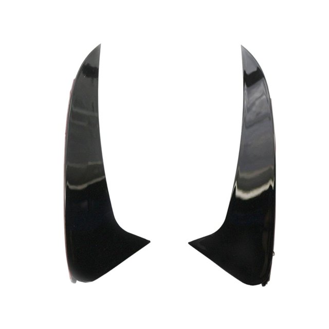 Ajuste de la cubierta de salida de ventilación del parachoques trasero para Mercedes W205 2015-2018 Negro brillante kusrkot Cubierta de ventilación de parachoques