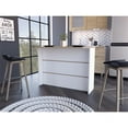 thumbnail image 4 of FM FURNITURE Crete Kitchen Island Engineered Wood Multi-Color, 4 of 7