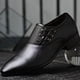 thumbnail image 1 of Nuevos zapatos de cuero de negocios de gran tamaño para hombres, zapatos de punta estrecha para hombres, mocasines casuales Wmkox8yii 123q2421, 1 of 1
