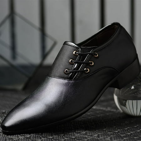

jjayotai Shoes for Men New Large Size Men S Business Leather Shoes Pointed Toe Men S Shoes Casual Loafers Flash Picks