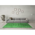 thumbnail image 3 of Ahgly Company Indoor Square Oriental Emerald Green Industrial Area Rugs, 7' Square, 3 of 4