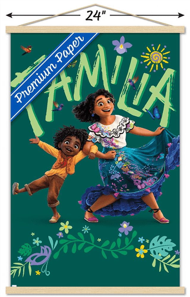 Disney Encanto - Duo Wall Poster with Wooden Magnetic Frame, 22.375" x 34"