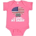 thumbnail image 3 of Inktastic I Love My Daddy Military Son Daughter Boys or Girls Baby Bodysuit, 3 of 5